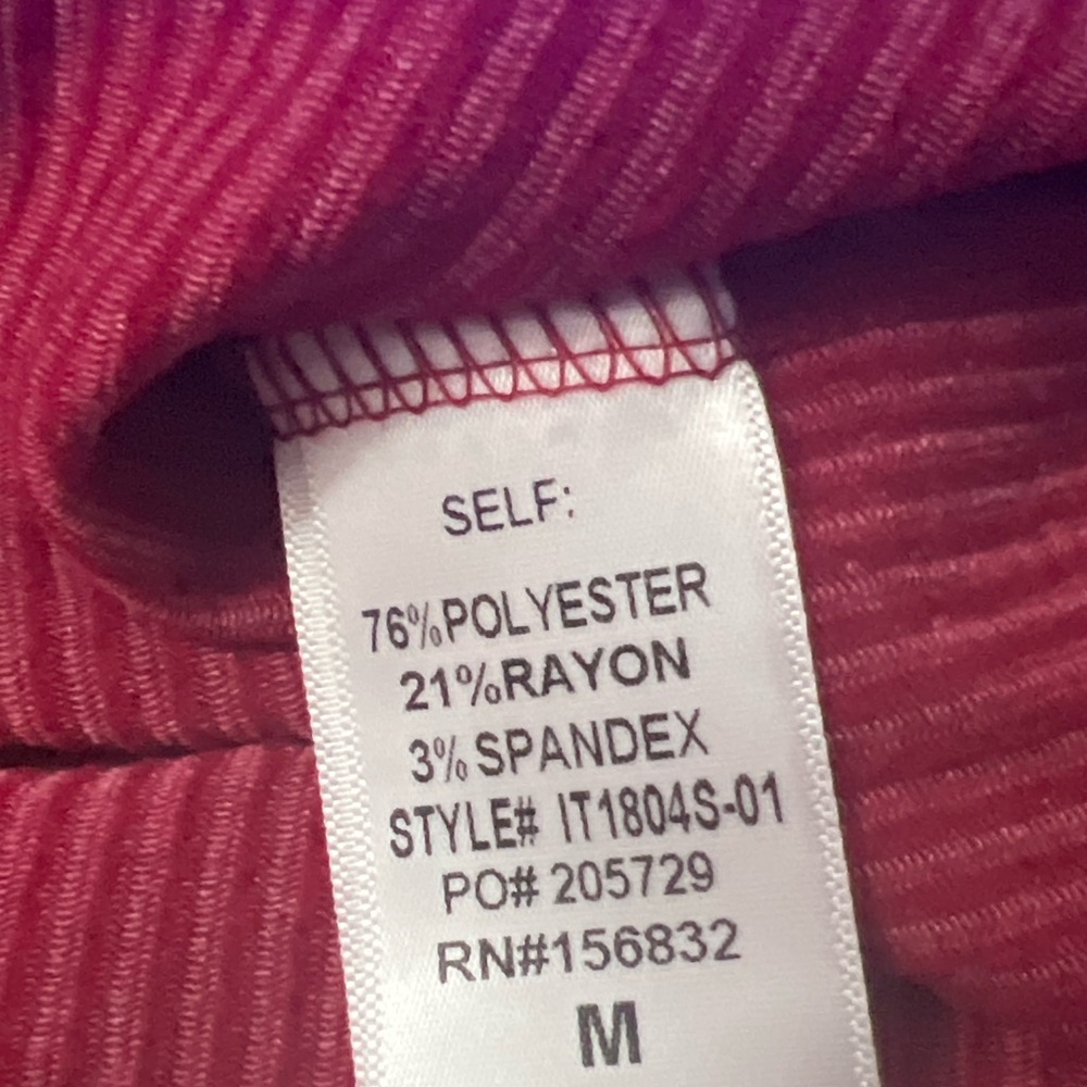 BiBi Pink Ribbed Knit Top - Picture 8 of 8